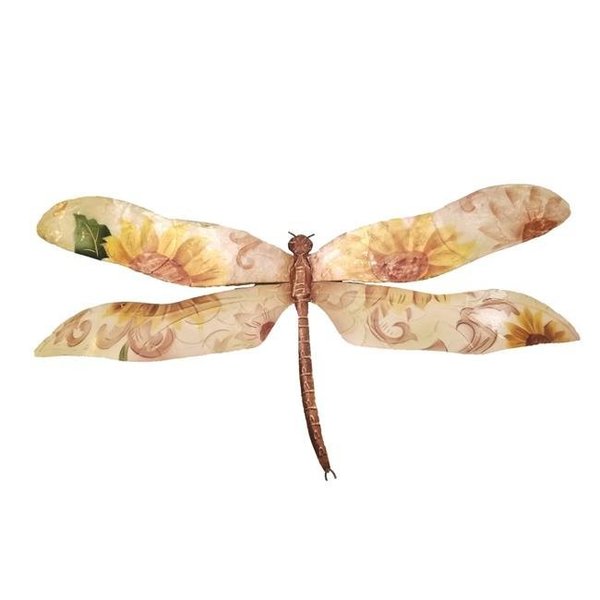 Eangee Home Design Eangee Home Design m4009 Dragonfly Sunflowers Wall Decor m4009